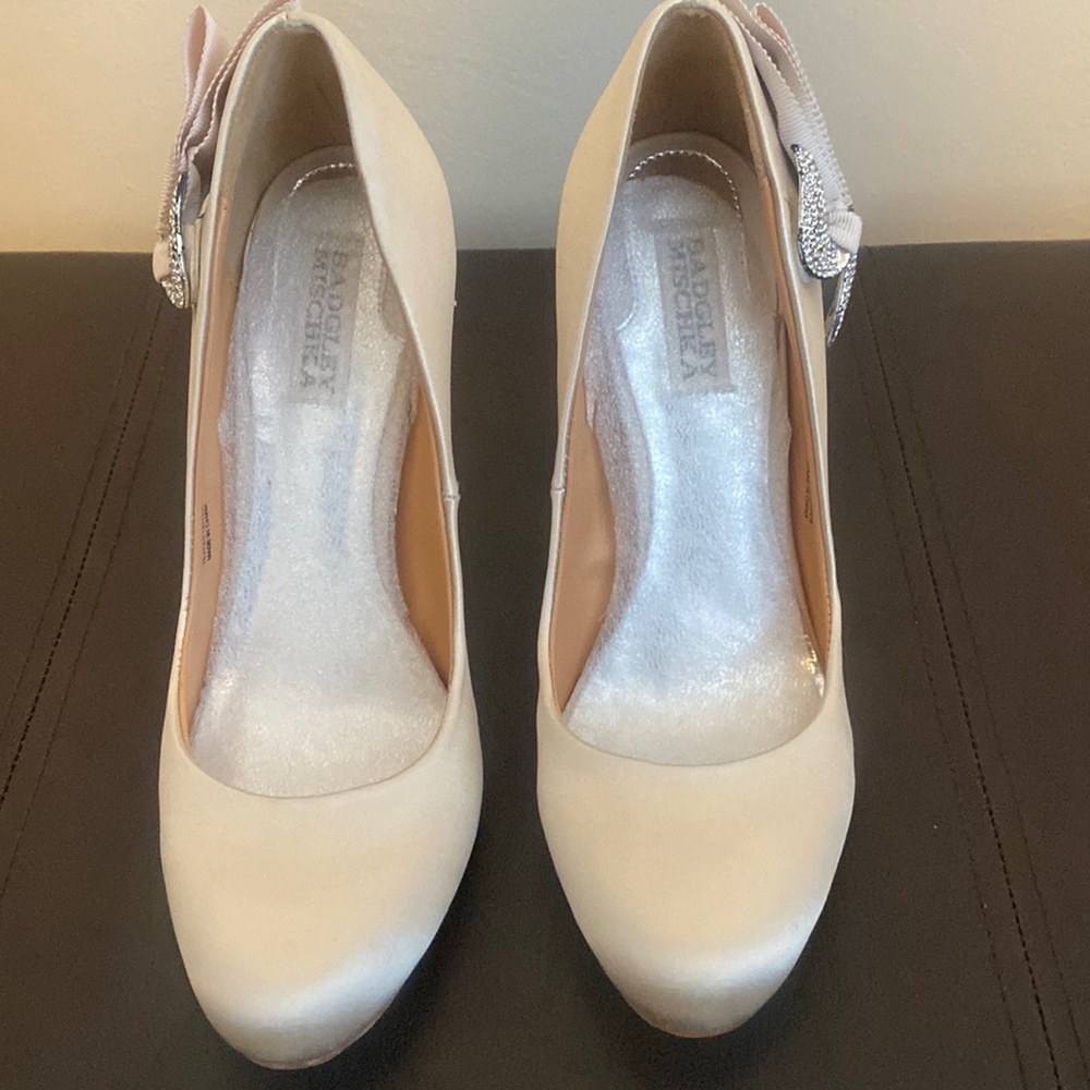 Badgley Mischka Women's Embellished Pointed Toe Pumps!